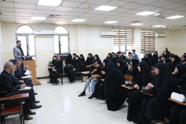 أجواء تنافسية معرفية تجمع طلبة الشريعة في مسابقة رمضانية بكلية الإمام الكاظم (ع)