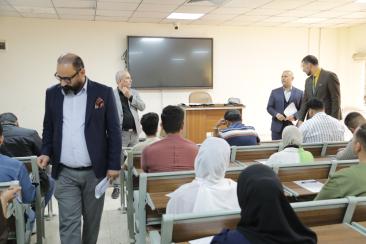 لجنة وزارية تتابع ميدانياً سير العملية التعليمية في كلية الإمام الكاظم (ع)