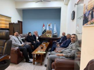 عميد كلية الإمام الكاظم (ع) يترأس لجنة وزارية لاستحداث دبلوم رياضيات الأمن السيبراني