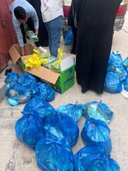 كلية الإمام الكاظم (عليه السلام) تنظم حملة إنسانية لتوزيع السلات الغذائية في الشهر الفضيل