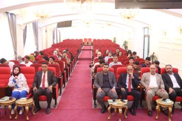 كلية الإمام الكاظم( عليه السلام ) للعلوم الإسلامية الجامعة تقيم بالتعاون مع وزارة العمل والشؤون الاج