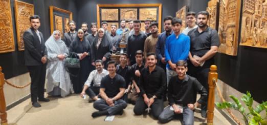 شعبة النشاط الطلابي تنظم بالتعاون مع قسم القانون زيارة الى الامامين الجوادين (عليهم السلام) في العتب