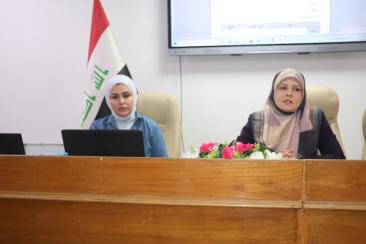 لجنة إعداد دليل عمل كلية الإمام الكاظم( عليه السلام) تعقد ورشة عمل حول آلية كتابة الدليل 
