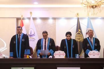 قسم رياض الأطفال والتربية الخاصة يشهد  مناقشة أول رسالة   ماجستير