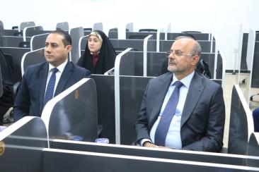 مركز الكفاءة يقيم بالتعاون مع مركز التعليم المستمر ورشة عن ( الاختبار الوطني الموحد) لاقسام الكلية ف