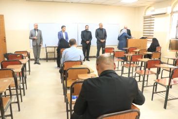 بإشراف_عمادة_الكلية_ومتابعة_وزارية  🔵 إجراء الامتحان التنافسي للقبول في الدراسات العليا للعام 2025–