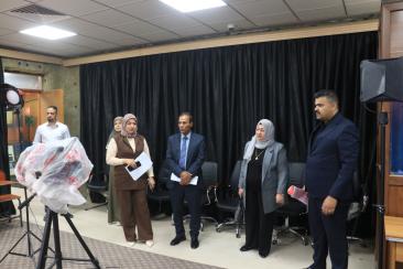 لجنة وزارية تزور قسم الاعلام لتقييم الواقع العملي والاكاديمي في القسم بكافه فروعه 