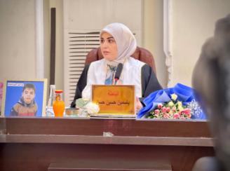 كلية الامام الكاظم عليه السلام تناقش ( فاعلية برنامج تدرييبي فردي قائم على نظرية برودبنت في تنمية ال