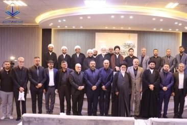 وفد كلية الإمام الكاظم (ع) يزور المشروع التبليغي للأربعينية ويؤكد شراكته الفكرية و التوعوية