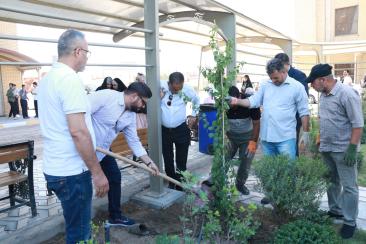 قسم الإعلام يسهم بحملة تشجير داخل أروقة الكلية تعزيزًا للاستدامة البيئية