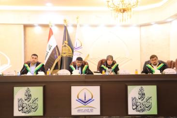 مناقشة علمية تسلّط الضوء على التوجّهات النحوية لعلم الدين اللورقي في كلية الإمام الكاظم (عليه السلام