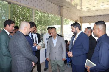 السيد محافظ ديالى يزور كلية الإمام الكاظم (ع) في ديالى