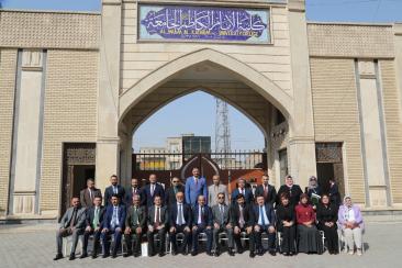 في رحاب كلية الإمام الكاظم (عليه السلام).. اجتماع عمداء كليات القانون يناقش تحديث وتطوير  المناهج في