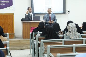 ورشة علمية لتطوير مهارات طلبة اللغة الإنكليزية في إعداد البحوث الأكاديمية