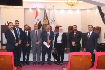 تمهيدًا لاستحداث دراسة الماجستير في المالية والمصرفية… لجنة وزارية تزور كلية الإمام الكاظم (ع)